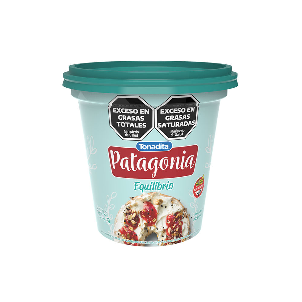 Queso Untable Light Patagonia Equilibrio x 0.3 Kg Tonadita