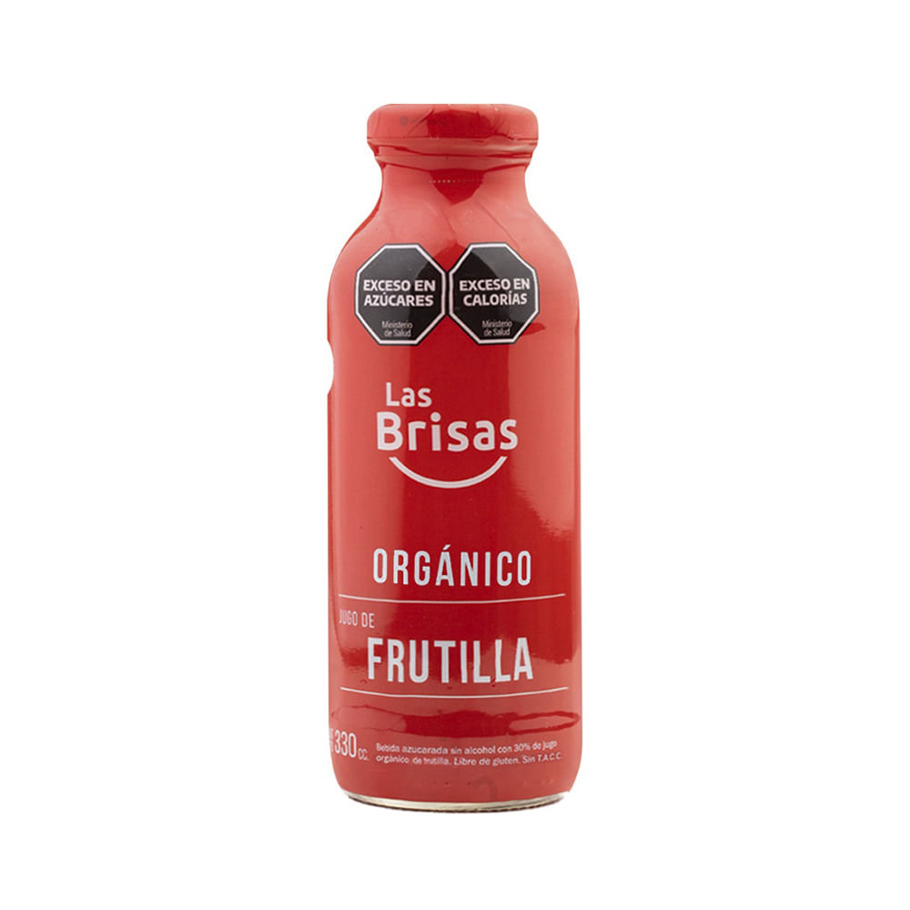 Jugo Orgánico Sabor Frutilla 330 Cc Las Brisas