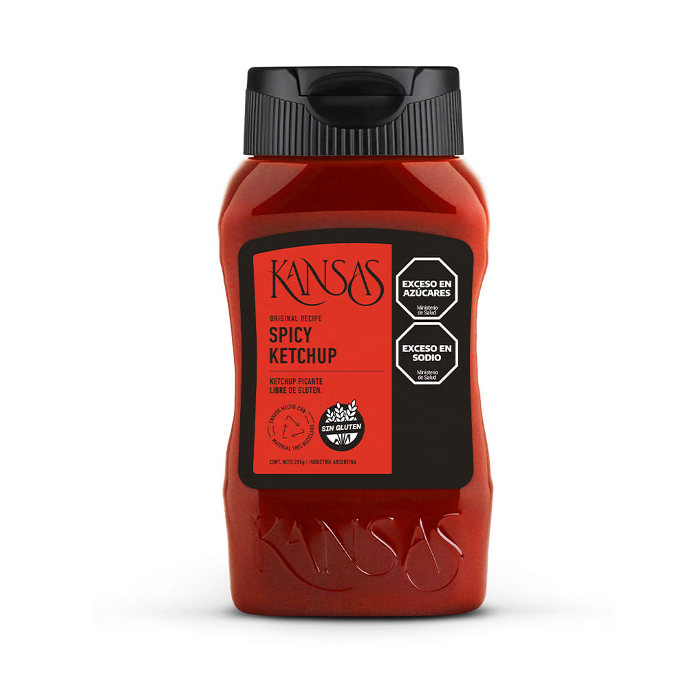 Ketchup Sabor Picante 295 Grs Kansas
