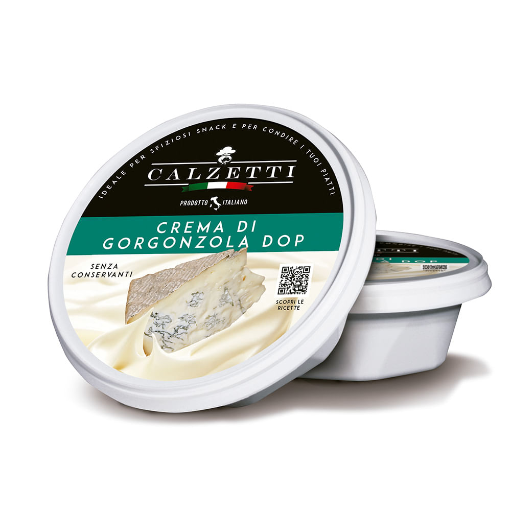 Queso Untable Gorgonzola Crema 0.125 Kg Calzetti