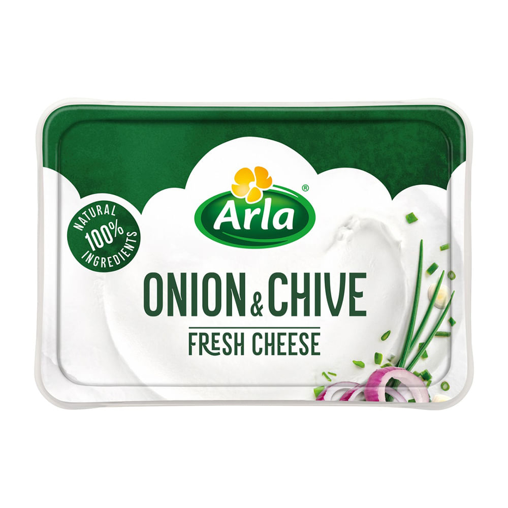Queso Untable Fresco Sabor Cebolla y Cebollín 0.2 Kg Arla