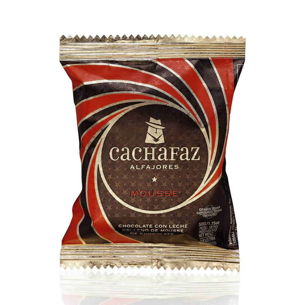 Alfajor Sabor Mousse 50 Grs 1 Un Cachafaz