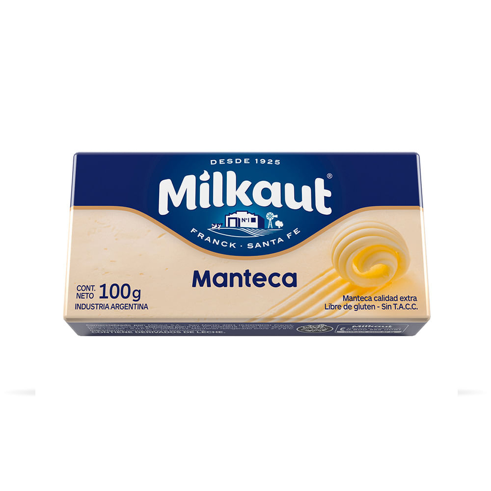 Manteca Tradicional 100 Grs Milkaut