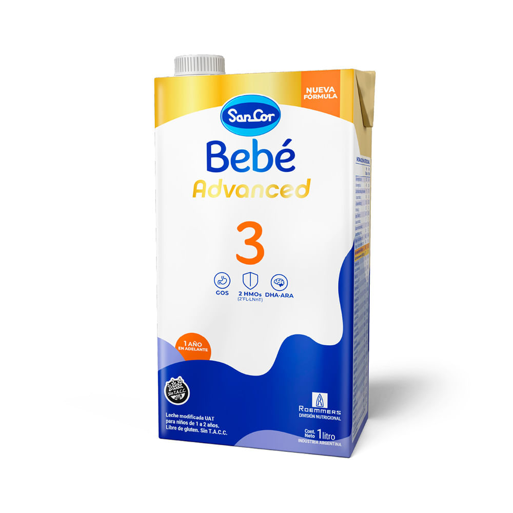 Leche Bebé 3 Advanced 1 Lts Sancor