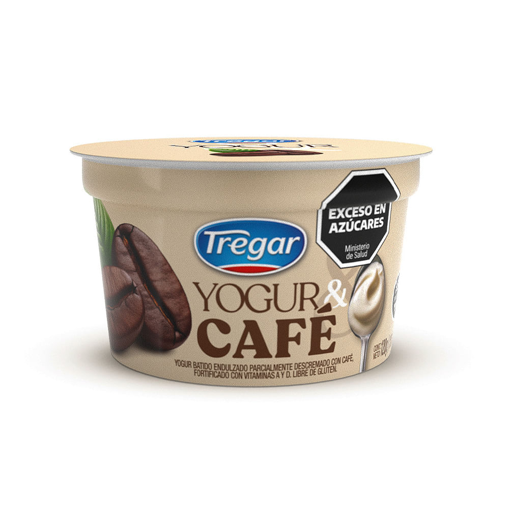 Yogurt Sabor Café Batido 120 Grs Tregar