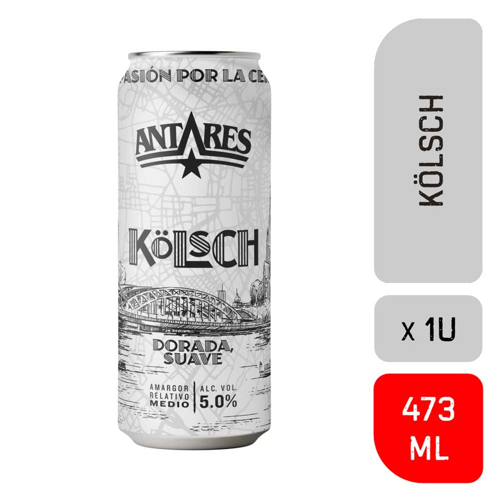 Cerveza Kolsch 473 Ml Antares