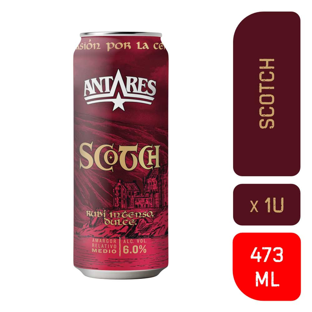 Cerveza Scotch 473 Ml Antares