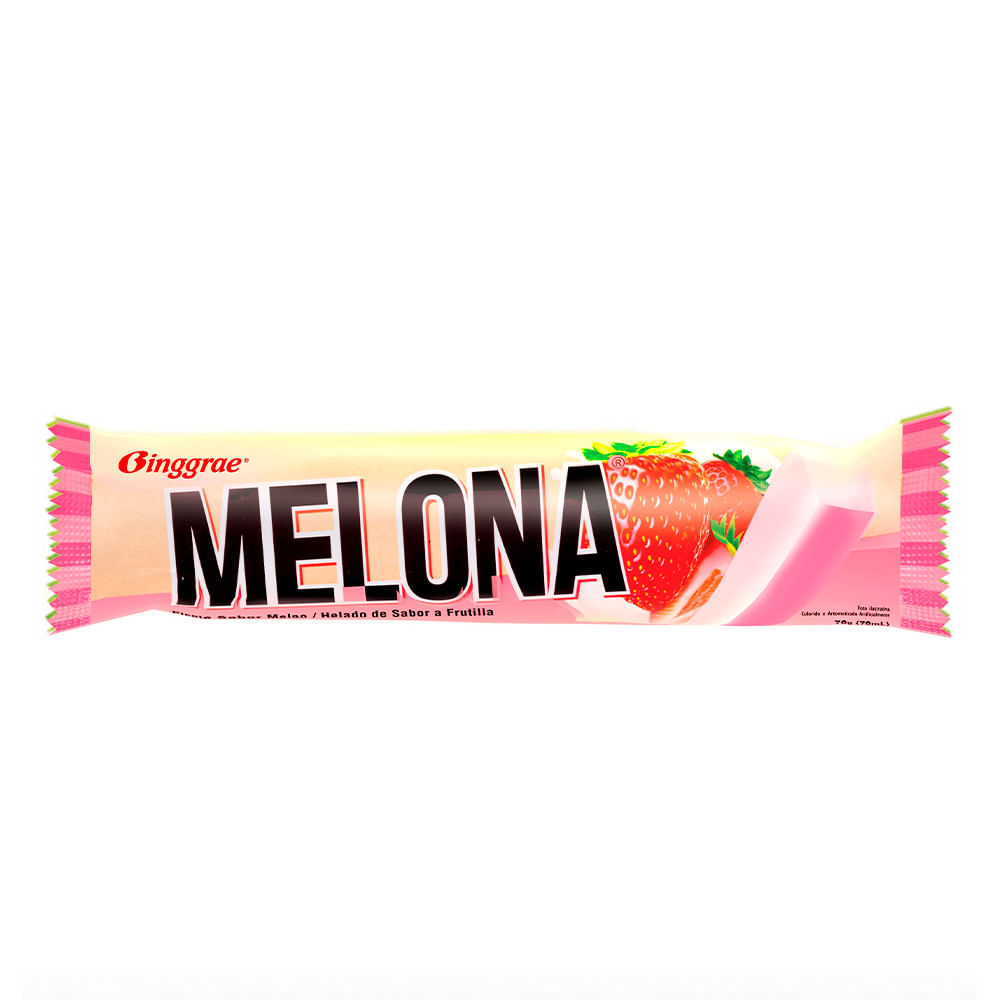 Helado Sabor Frutilla Tradicional x 4 Un 315 Grs Melona
