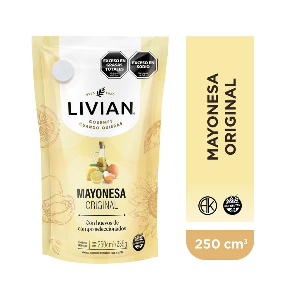 Mayonesa Original X 250 Gr Livian