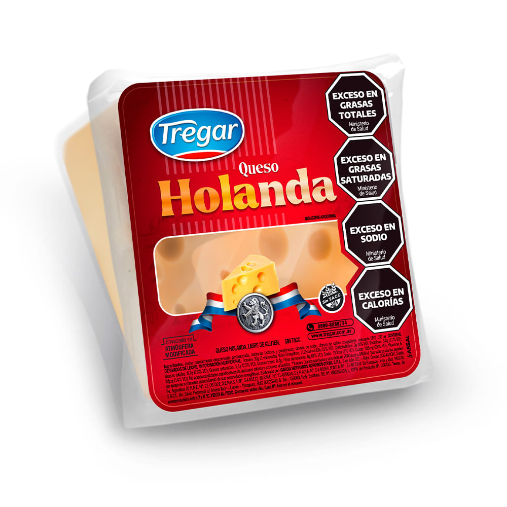 Queso Holanda x 1 Kg Tregar