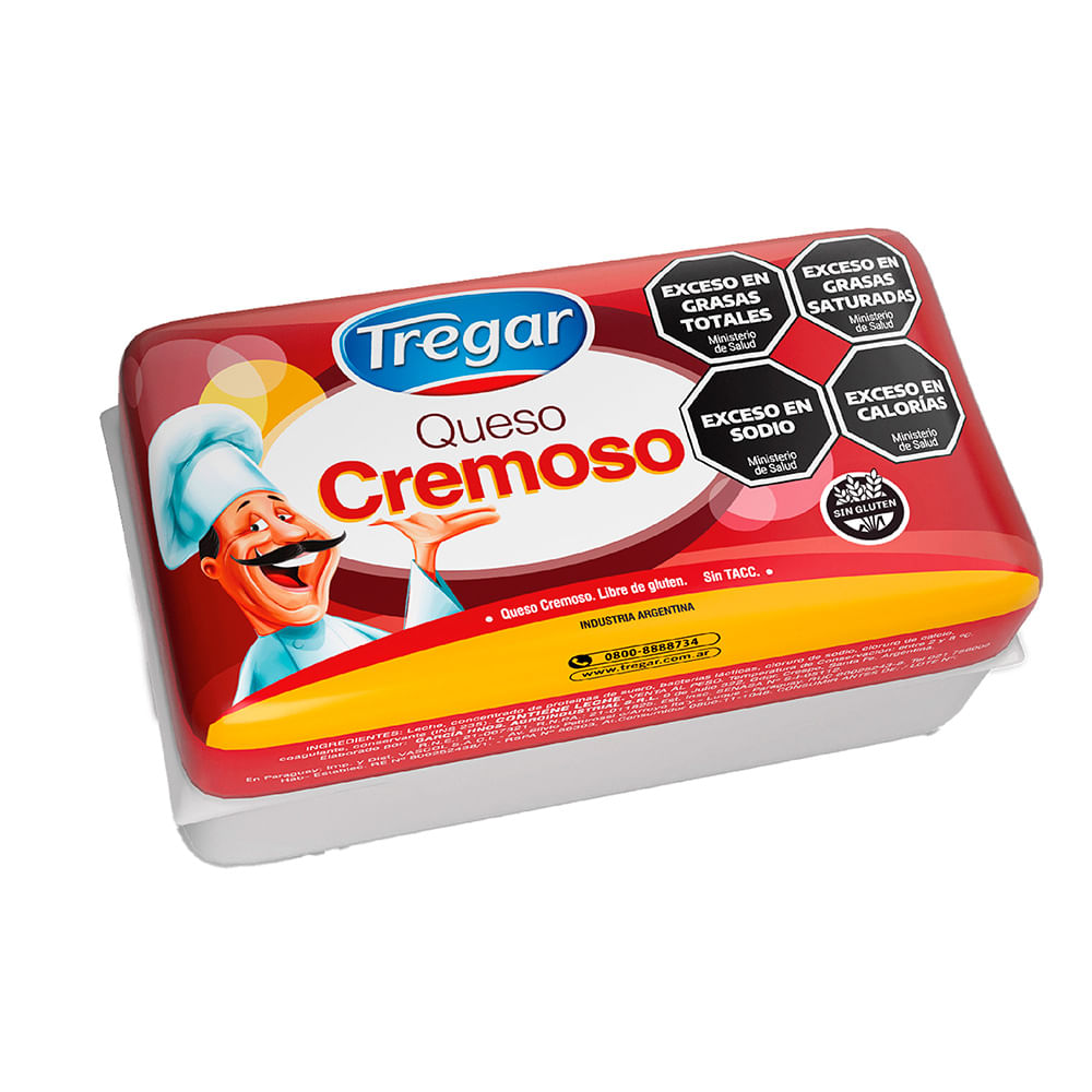 Queso Cremoso x 1 Kg Tregar