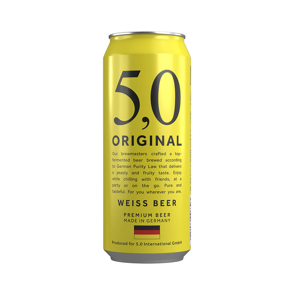 Cerveza Importada Weiss Beer X 500 Ml 5.0