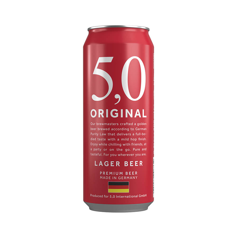 Cerveza Importada Lager Beer X 500 Ml 5.0