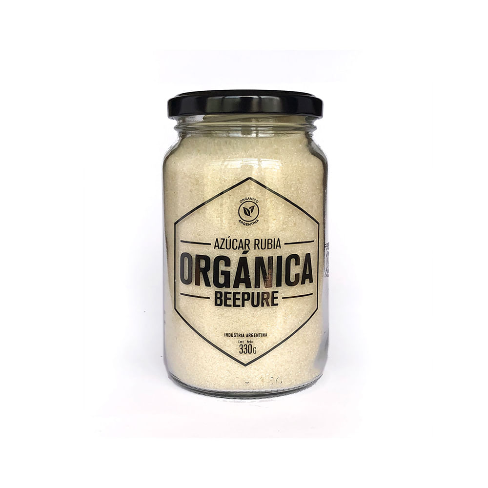 Azúcar Rubia Orgánica 1 Un 330 Grs Beepure