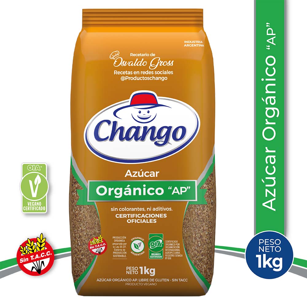 Azucar Organica 1 Kg Chango