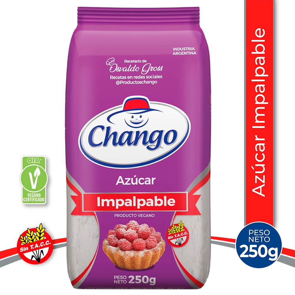 Azúcar Impalpable 250 Grs Chango