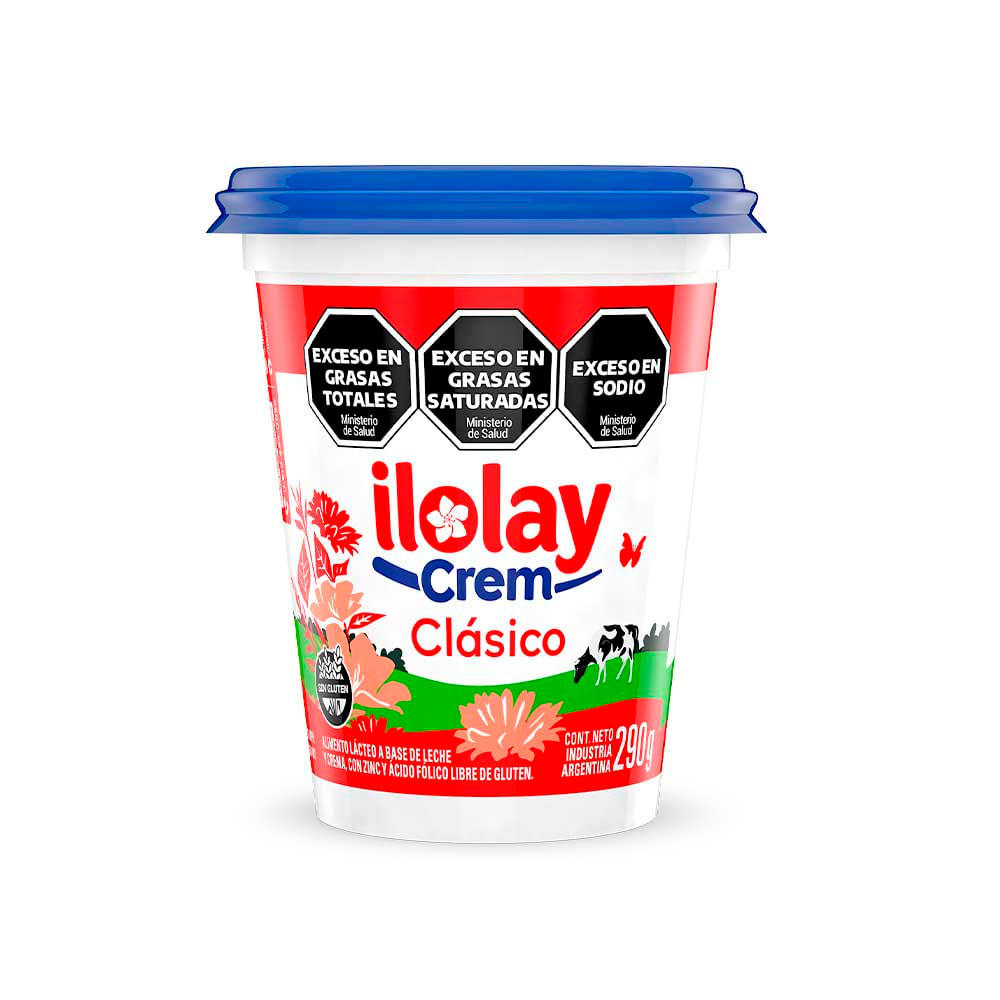 Queso Crema Clásico x 290 Grs Ilolay