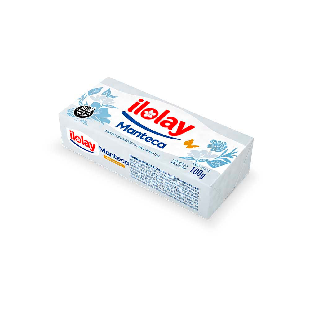 Manteca Tradicional 100 Grs Ilolay