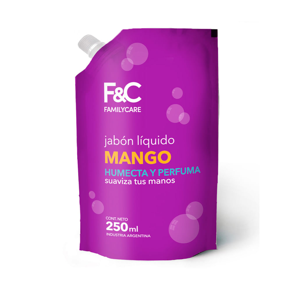 Jabón Líquido Hidratante Mango 250 Ml Family Care