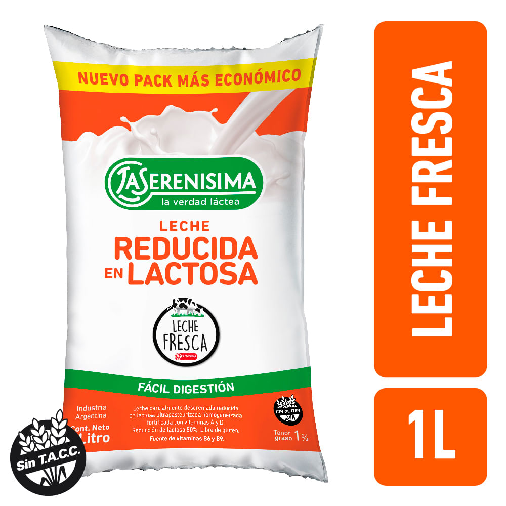 Leche Desc Ls Reduc. Lactosa Sachet 1l