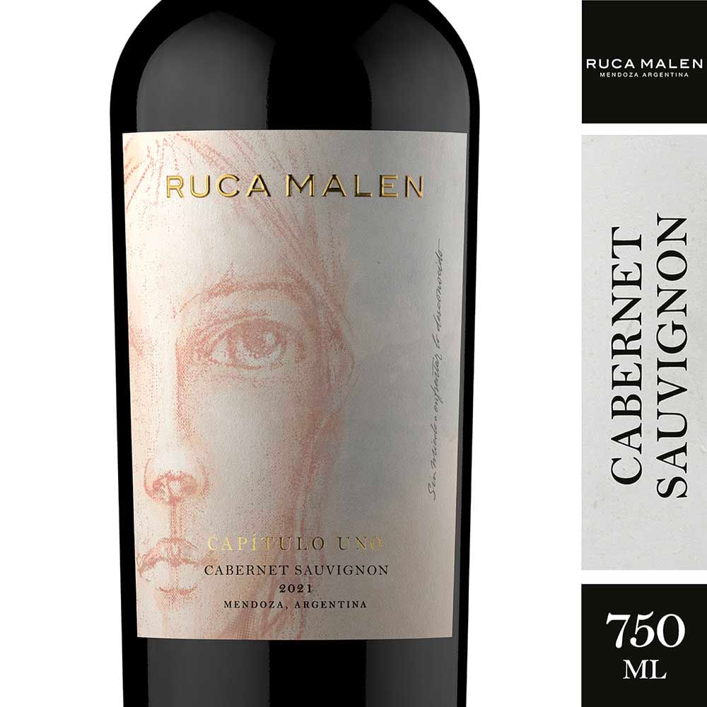 Vino Tinto Cabernet Sauvignon 750 Ml Ruca Malen