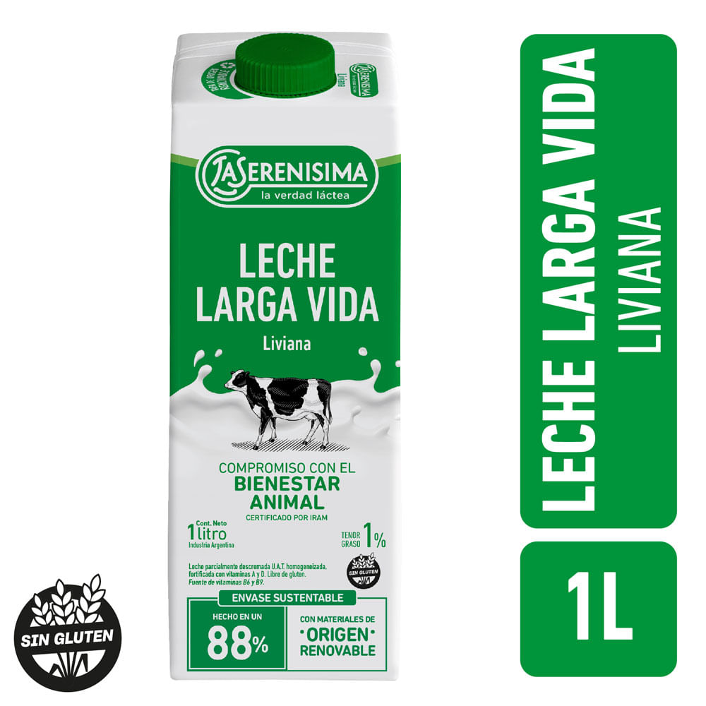 Leche Uat La Serenisima 1% - 1 Lt