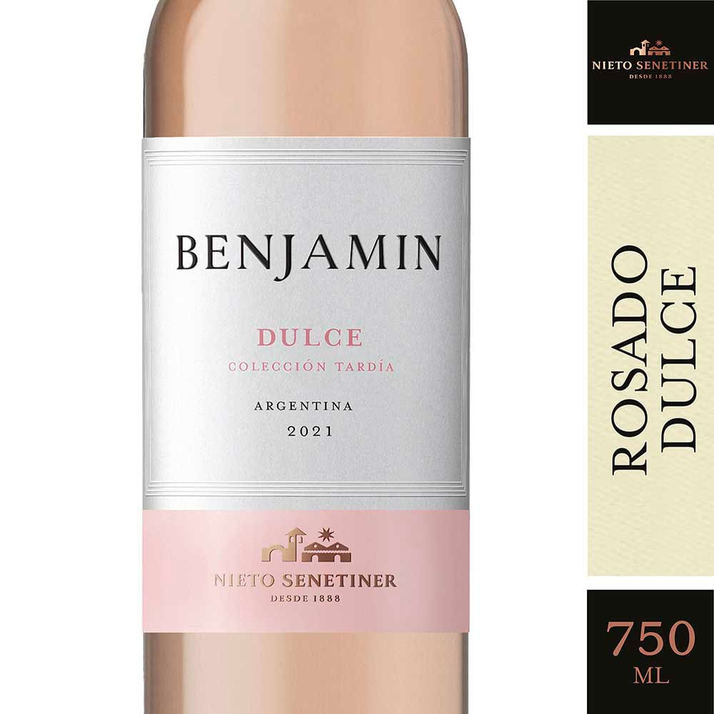 Vino Benjamin Colección Tardía Rosado 750ml