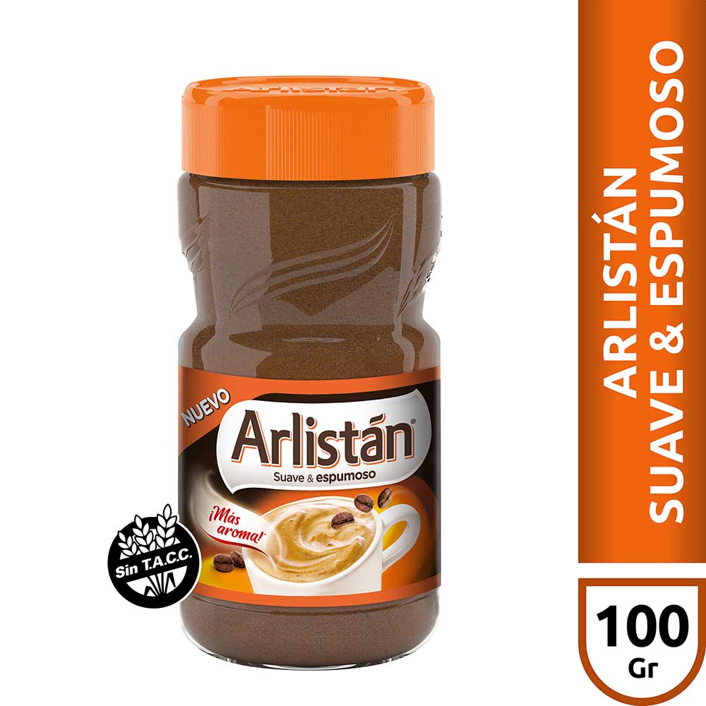 Café Suave y Espumoso 100 Grs Arlistan
