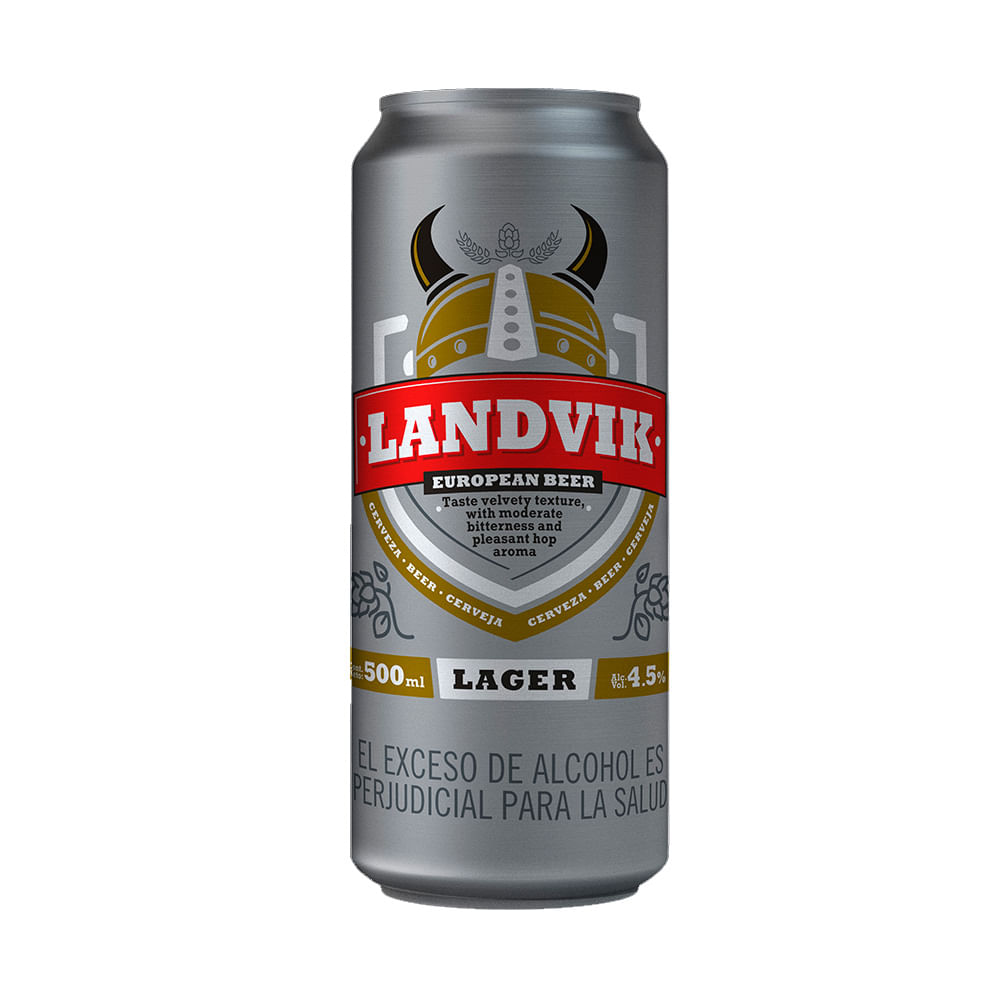 Cerveza Lager 500 Ml Landvik