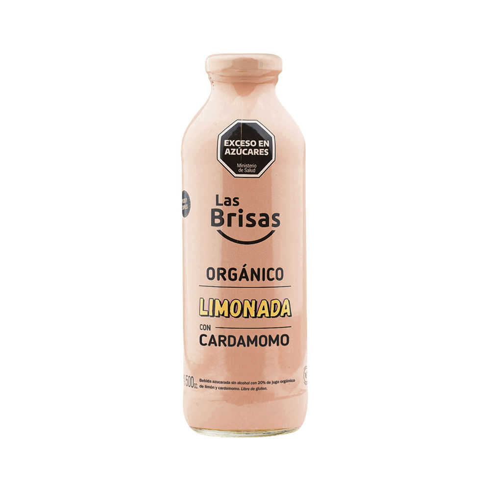 Jugo Orgánico Sabor Limonada con Cardamomo 500 Cc Las Brisas