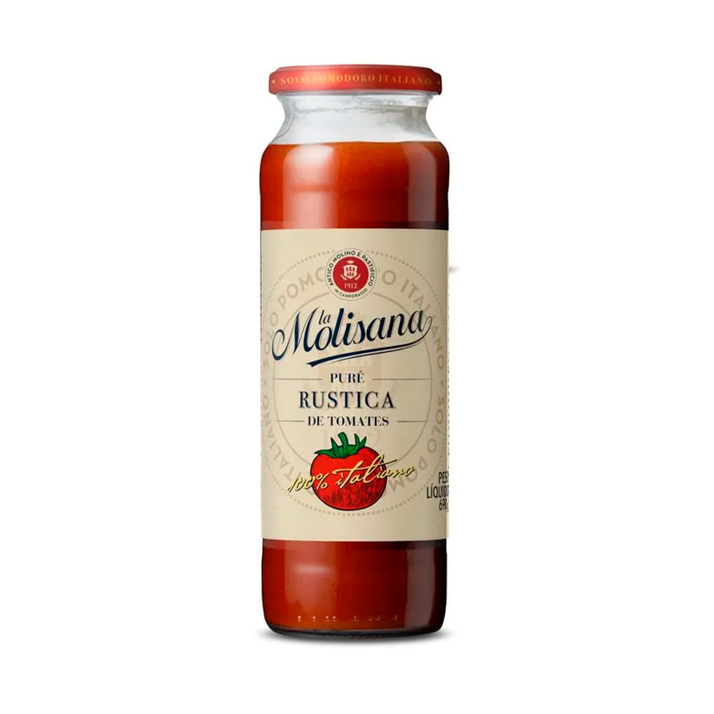 Puré de Tomate Rustica 690 Grs La Molisana