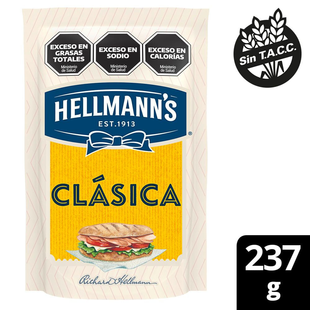Mayonesa Clásica 237 Grs Hellmann's