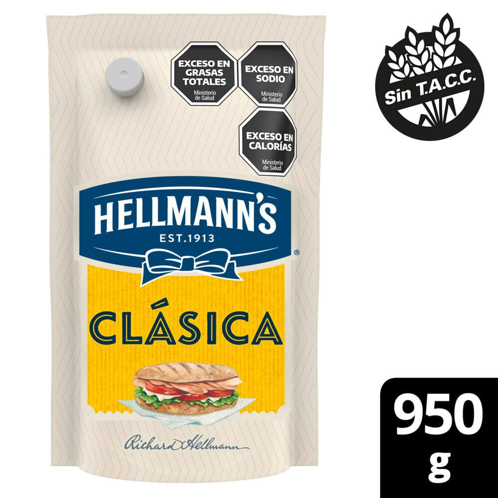 Mayonesa Clásica 950 Grs Hellmann's