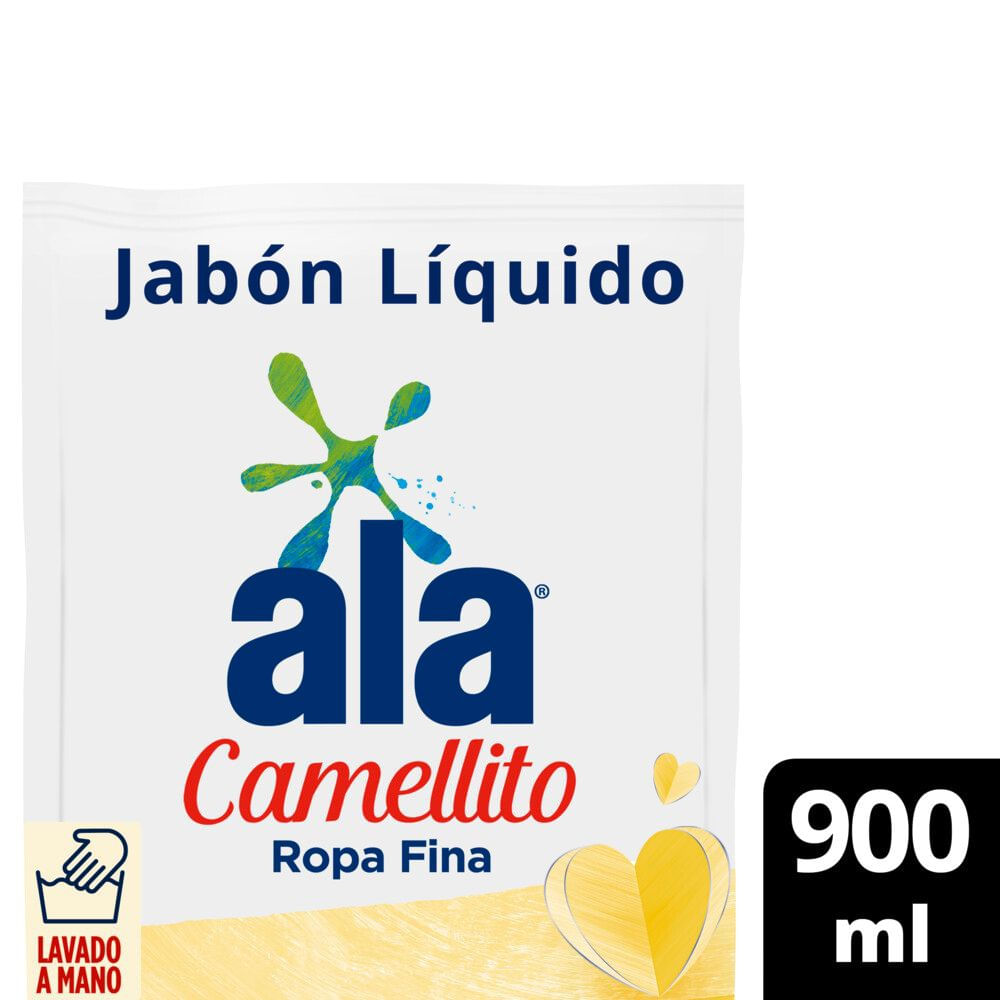 Detergente para Ropa Fina Lavado a Mano 900 Ml Ala Camellito