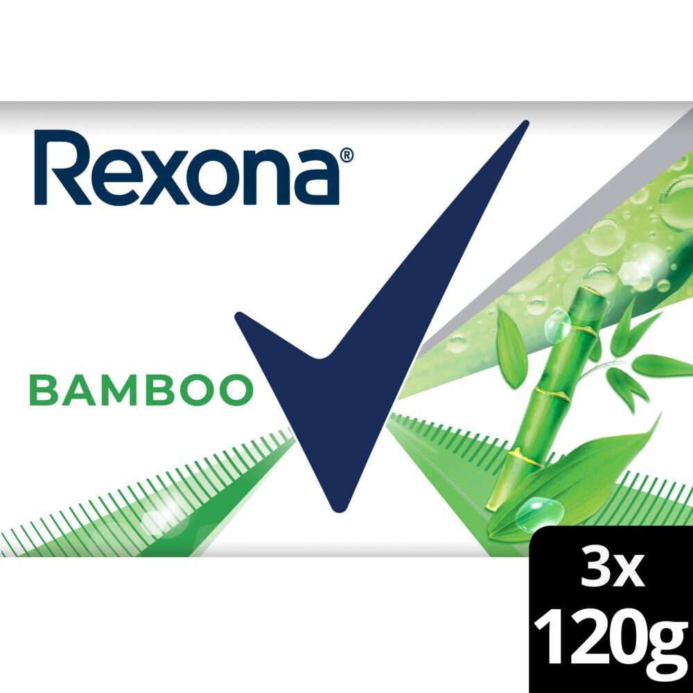 Jabón de Tocador Bamboo 120 Grs x 3 Un Rexona