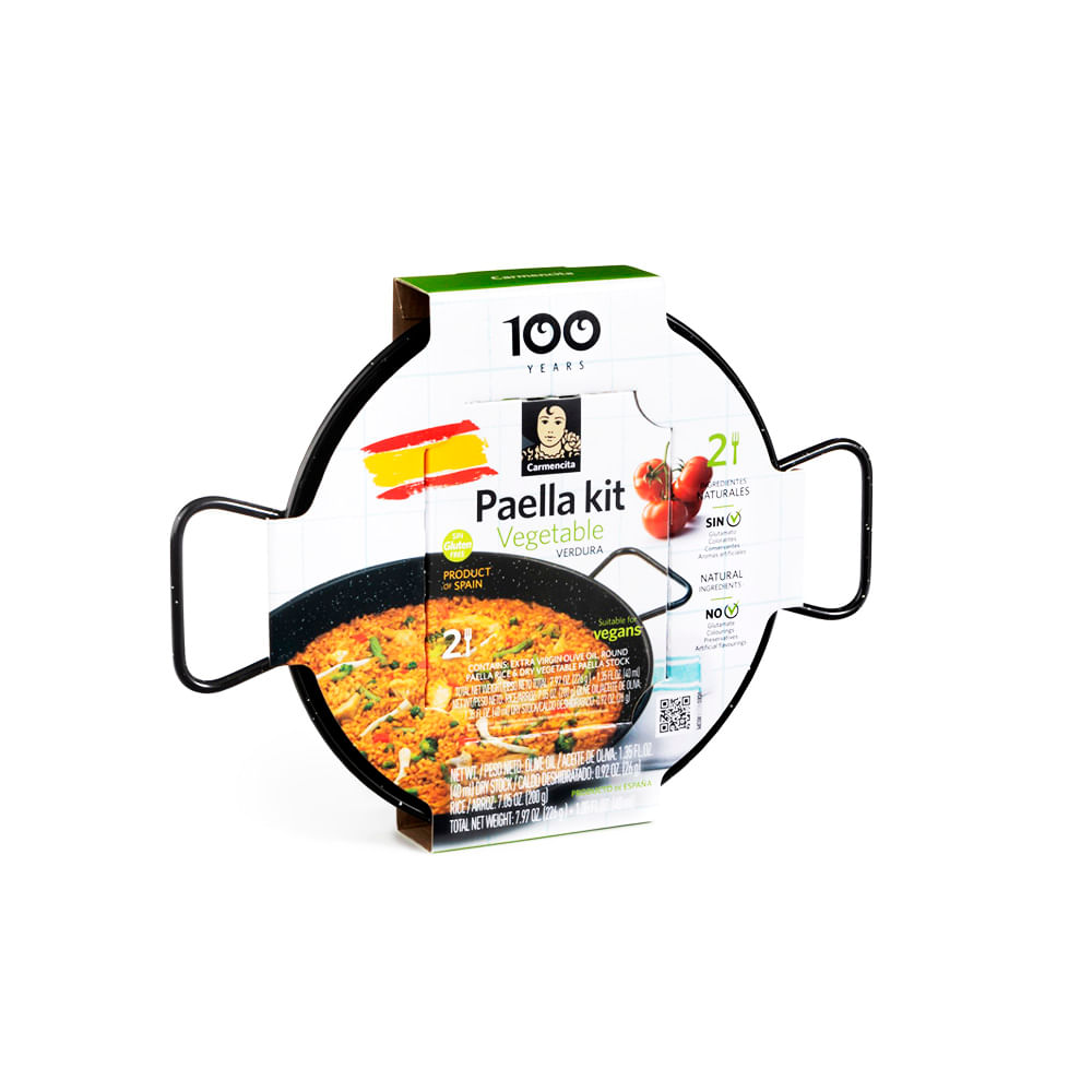 Arroz Preparado Paella Kit de Verdura 226 Grs Carmencita