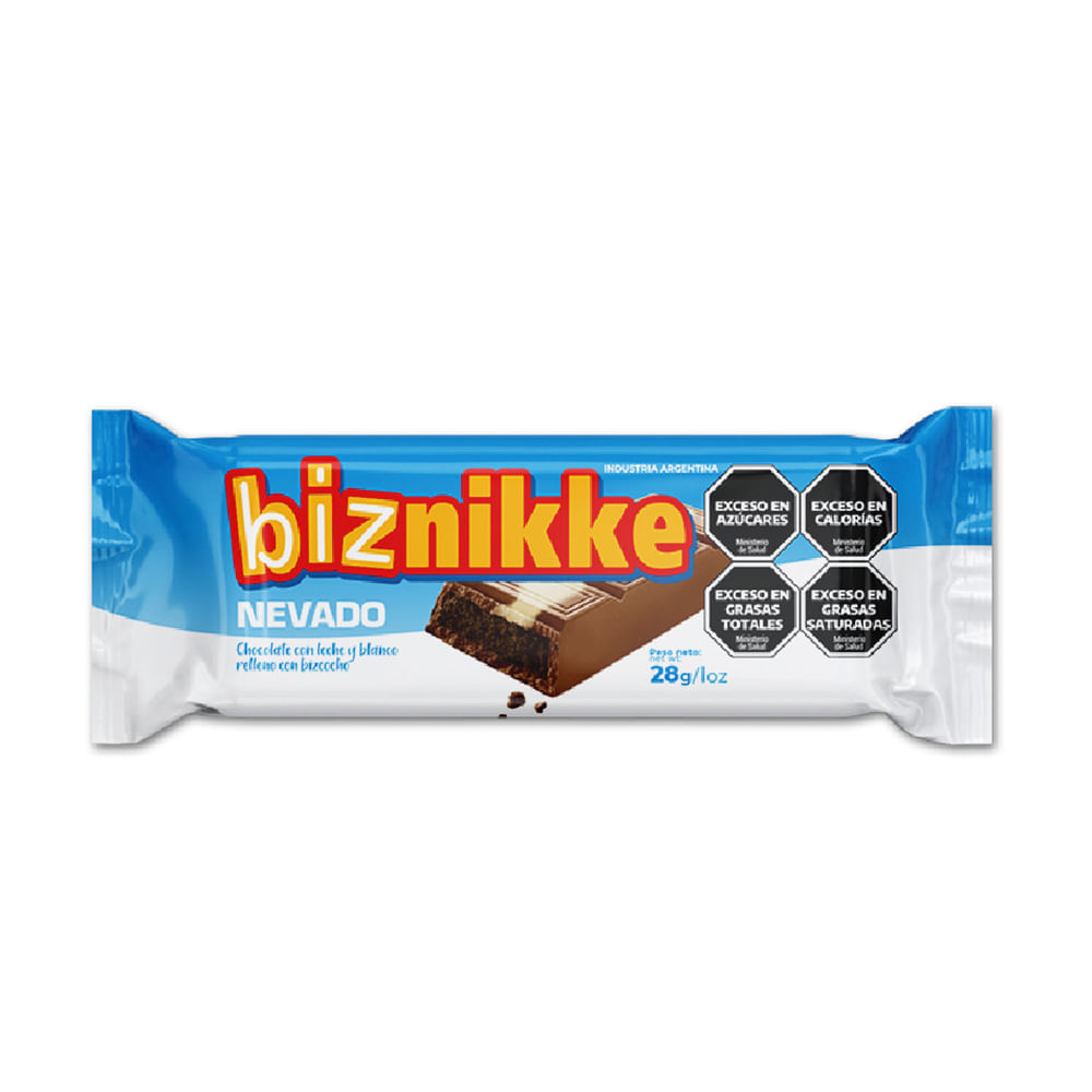 Chocolate Sabor Nevado 28 Grs Biznikke