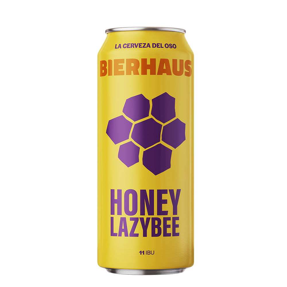 Cerveza Bierhaus Honey 473 Ml