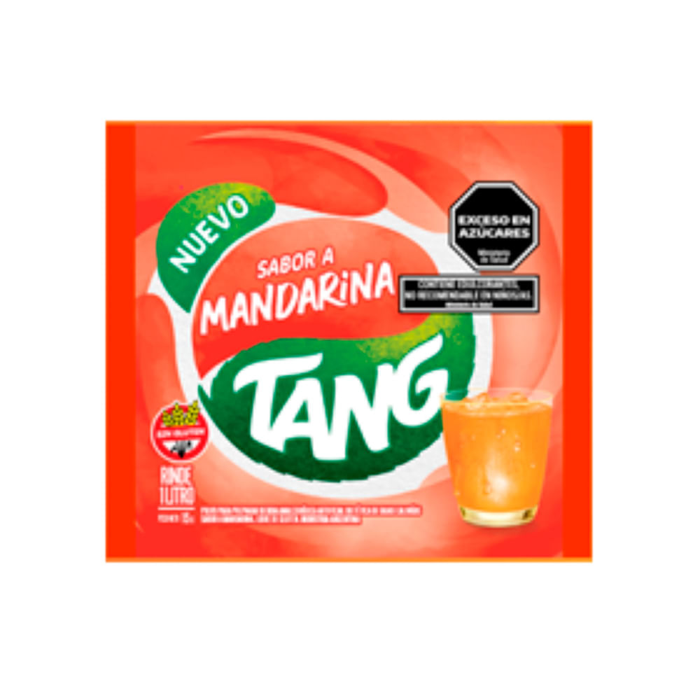 Jugo en Polvo Sabor a Mandarina 15 Grs Tang