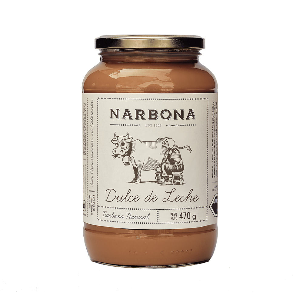 Dulce de Leche Natural 470 Grs Narbona