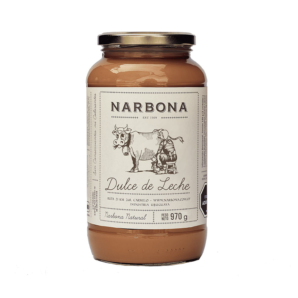 Dulce de Leche Tradicional 970 Grs Narbona