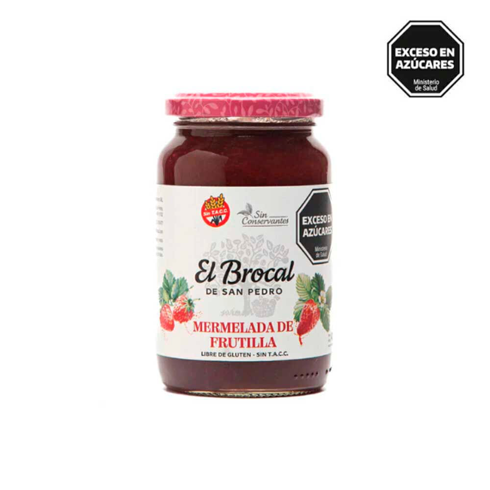 Mermelada Sabor Frutilla 420 Grs El Brocal