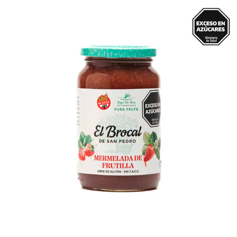 Mermelada Frutilla Light 400 Gr El Brocal