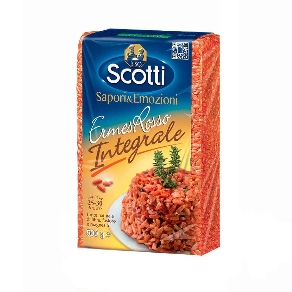 Arroz Integral Rojo Ermes 500 Grs Scotti