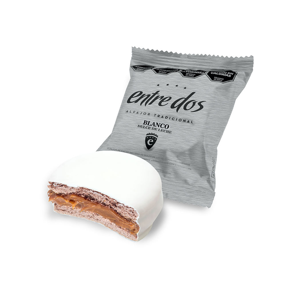 Alfajor Blanco X 45 Gr Entre Dos
