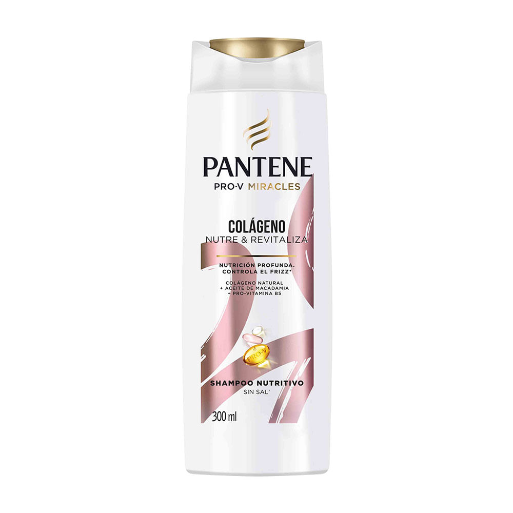 Shampoo Colágeno Nutre y Revitaliza 300 Ml Pantene