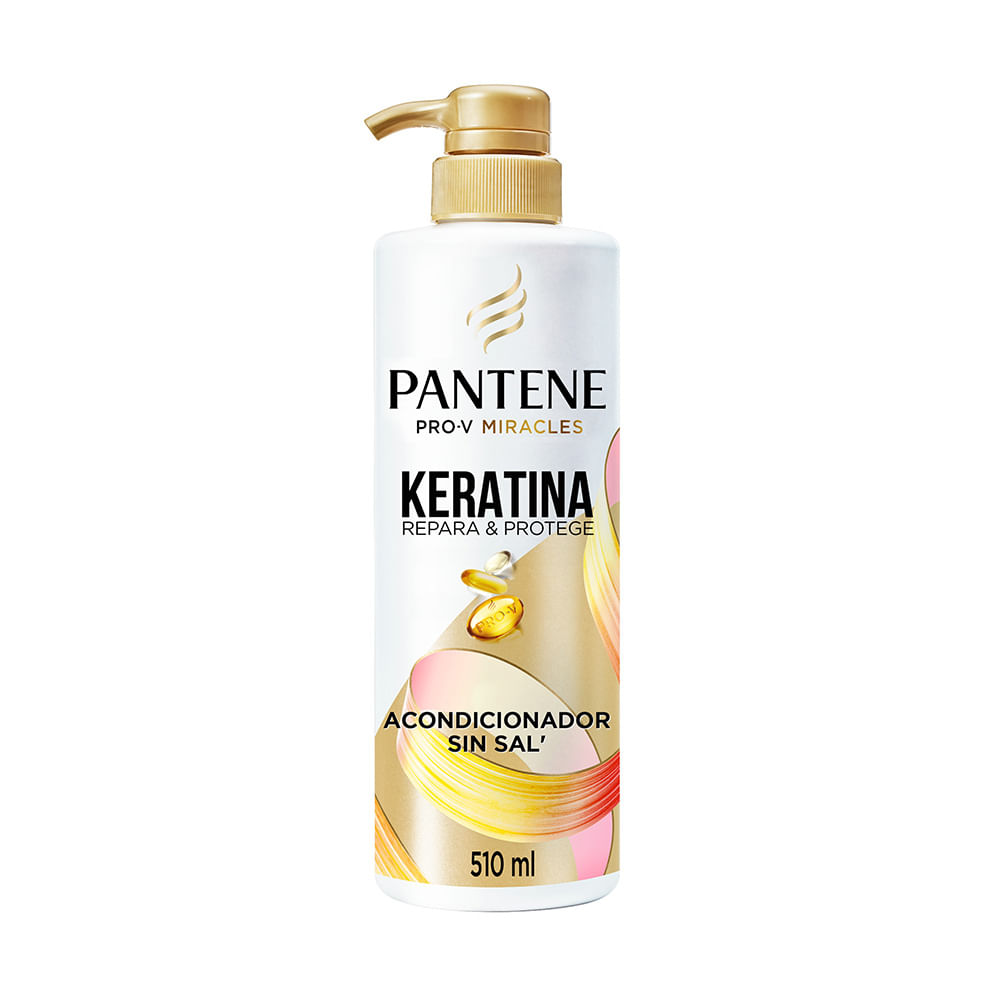 Acondicionador Keratina Repara y Protege 510 Ml Pantene