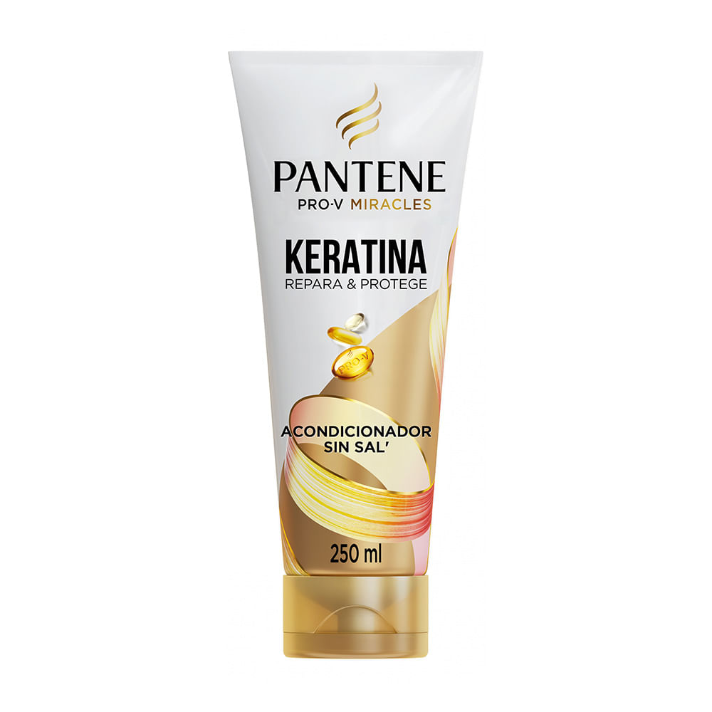Acondicionador Keratina Repara y Protege 250 Ml Pantene