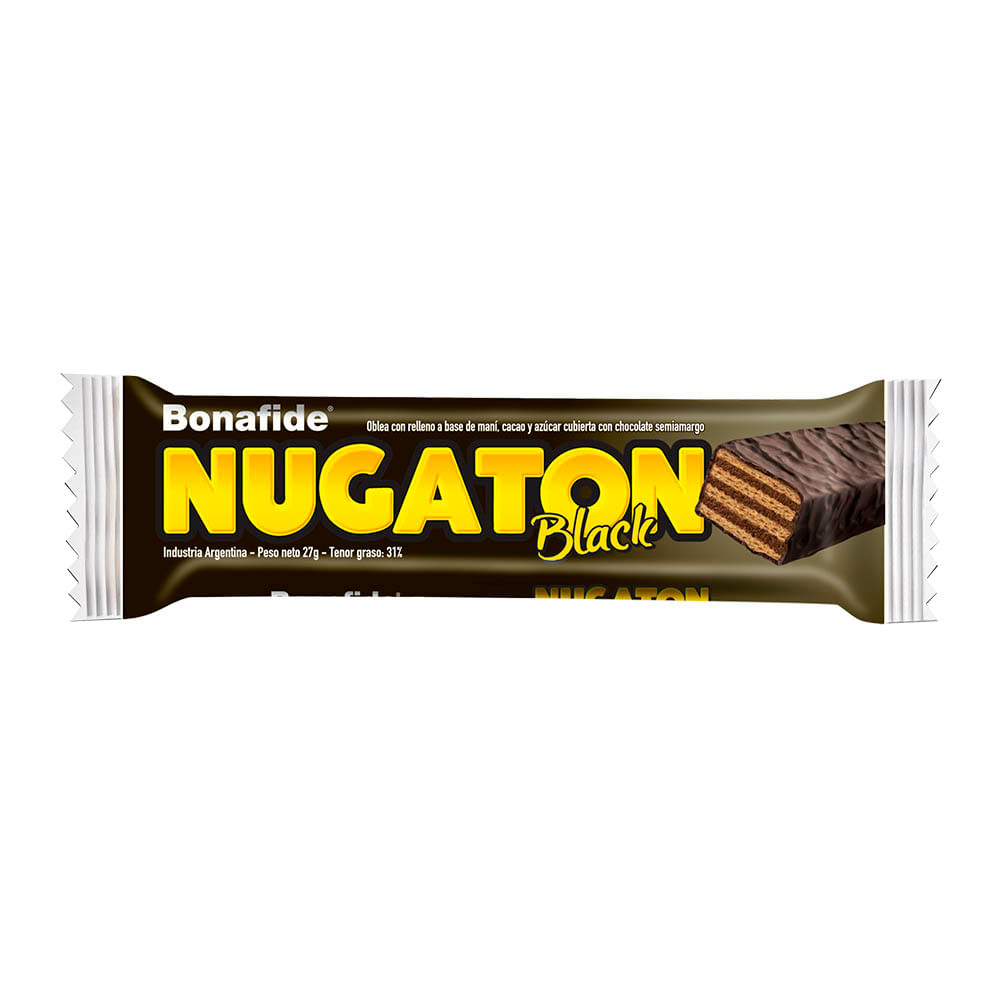 Oblea Black 27 Gr Nugaton