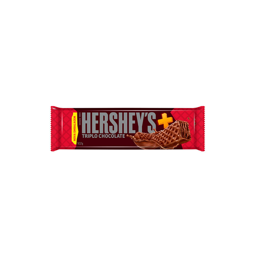 Oblea Sabor Triple Chocolate 102 Grs Hersheys